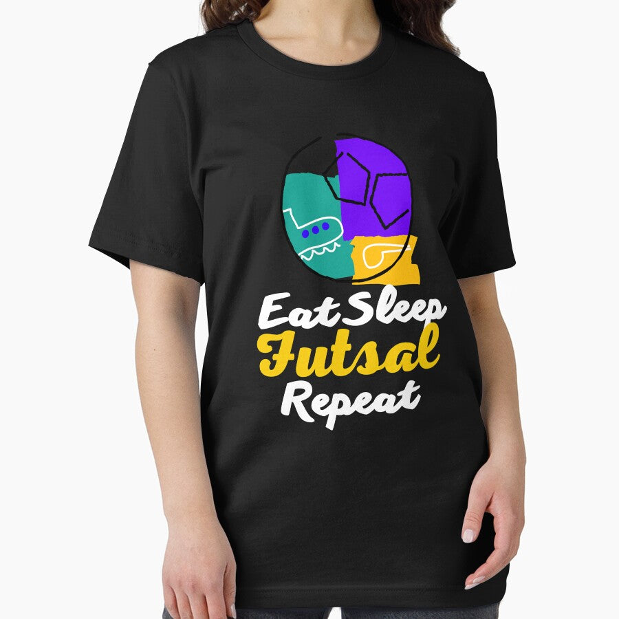 Eat Sleep Futsal Repeat Sport Gift Idea Funny Sports by PiDesignn