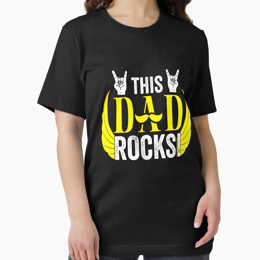 Happy Fathers Day - This Dad Rocks - Fathers Day Funny Moustahe - Happy Fathers Day 2021 by MinimalSketches... (Image 2)