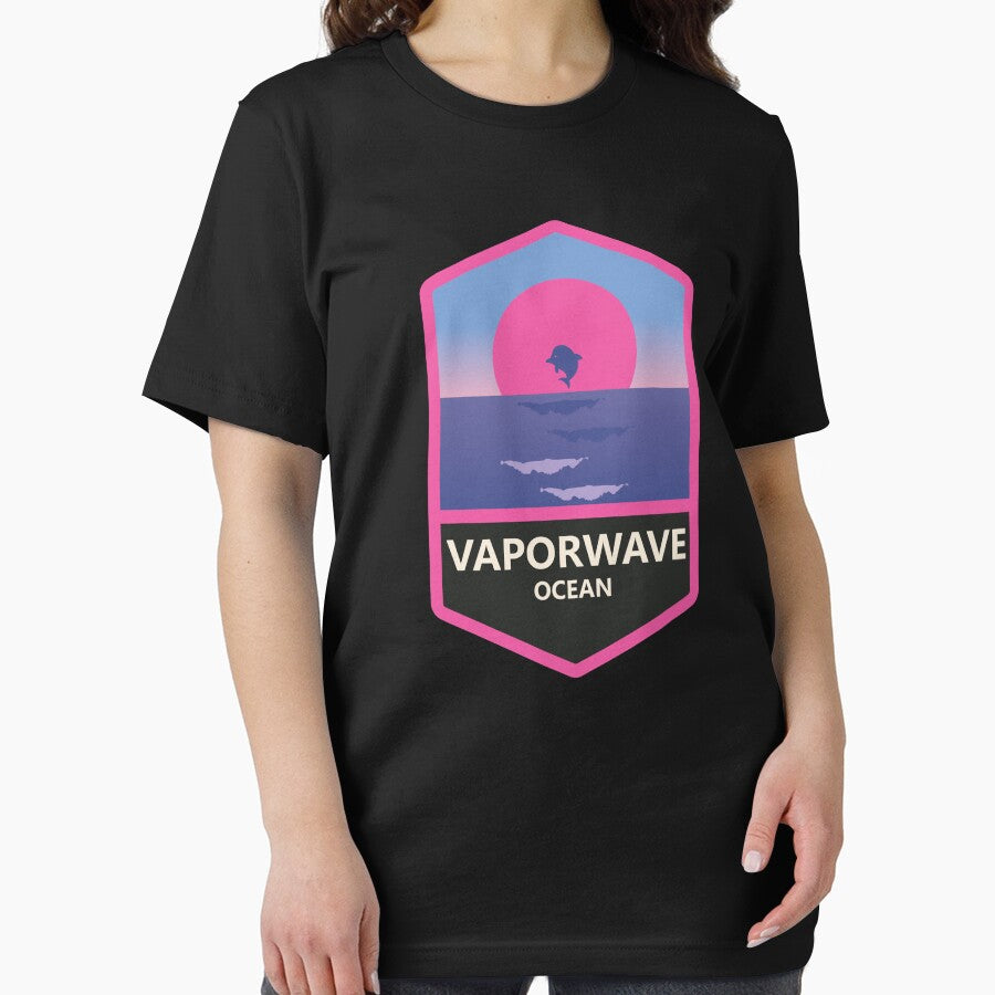 Vaporwave Ocean by AhmedZouita T-Shirts, Hoodie, Sweatshirt | BlankRebels.com (Image 2)