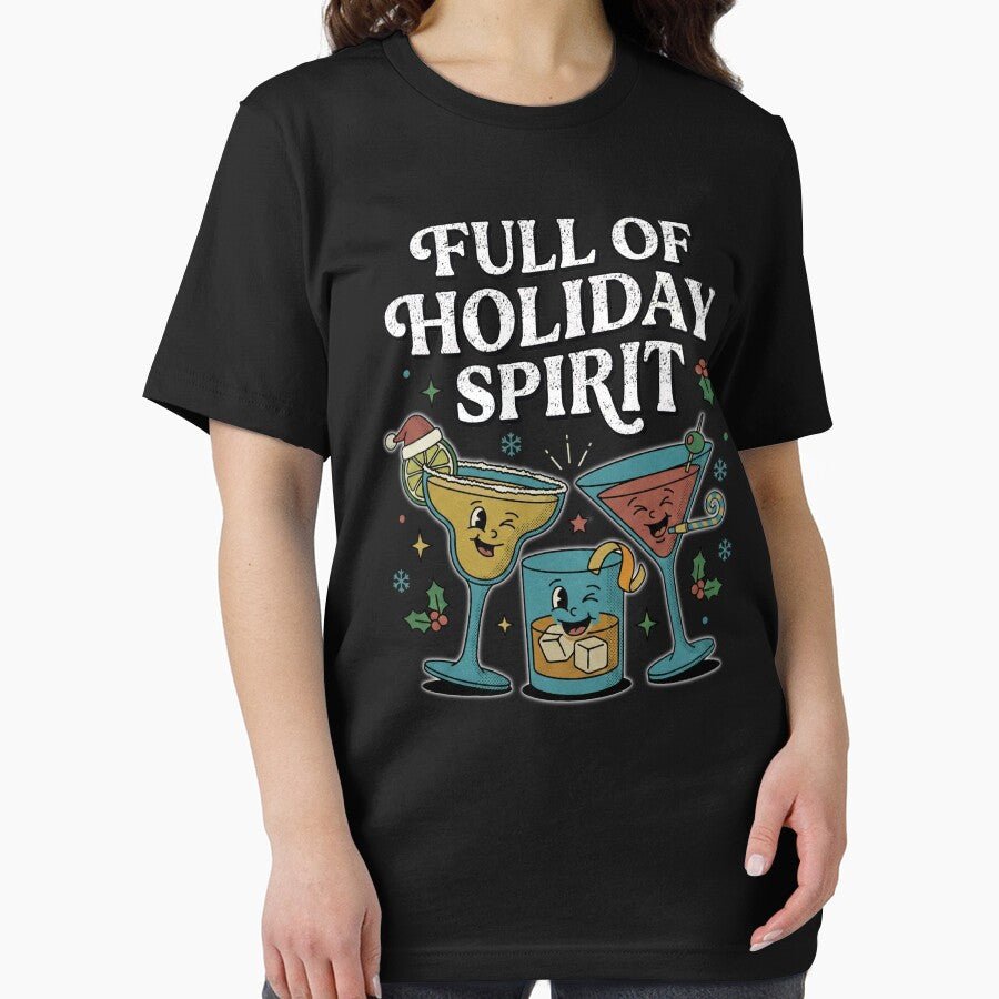 Full Of Holiday Spirit Retro Christmas Cocktail Club by EnergyMArt T-Shirts, Hoodie, Sweatshirt | BlankRebels.com (Image 2)