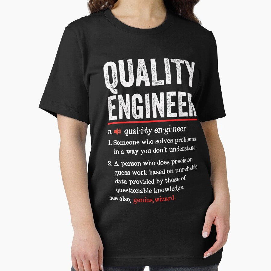 Quality Engineer Funny Definition: Quality Engineer Gift - Quality Engineering by Adexyl T-Shirts, Hoodie,... (Image 2)