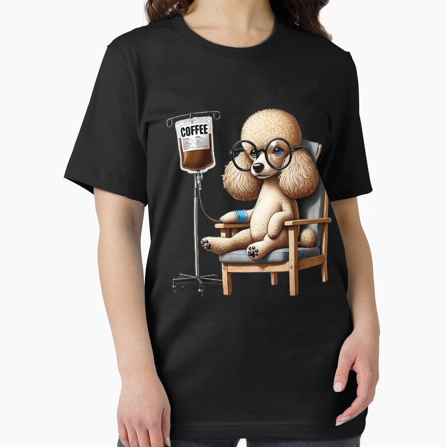 Funny Poodle Coffee Drink Dog Lover by Kimberley King Art  King Art T-Shirts, Hoodie, Sweatshirt | BlankRebels.com (Image 2)