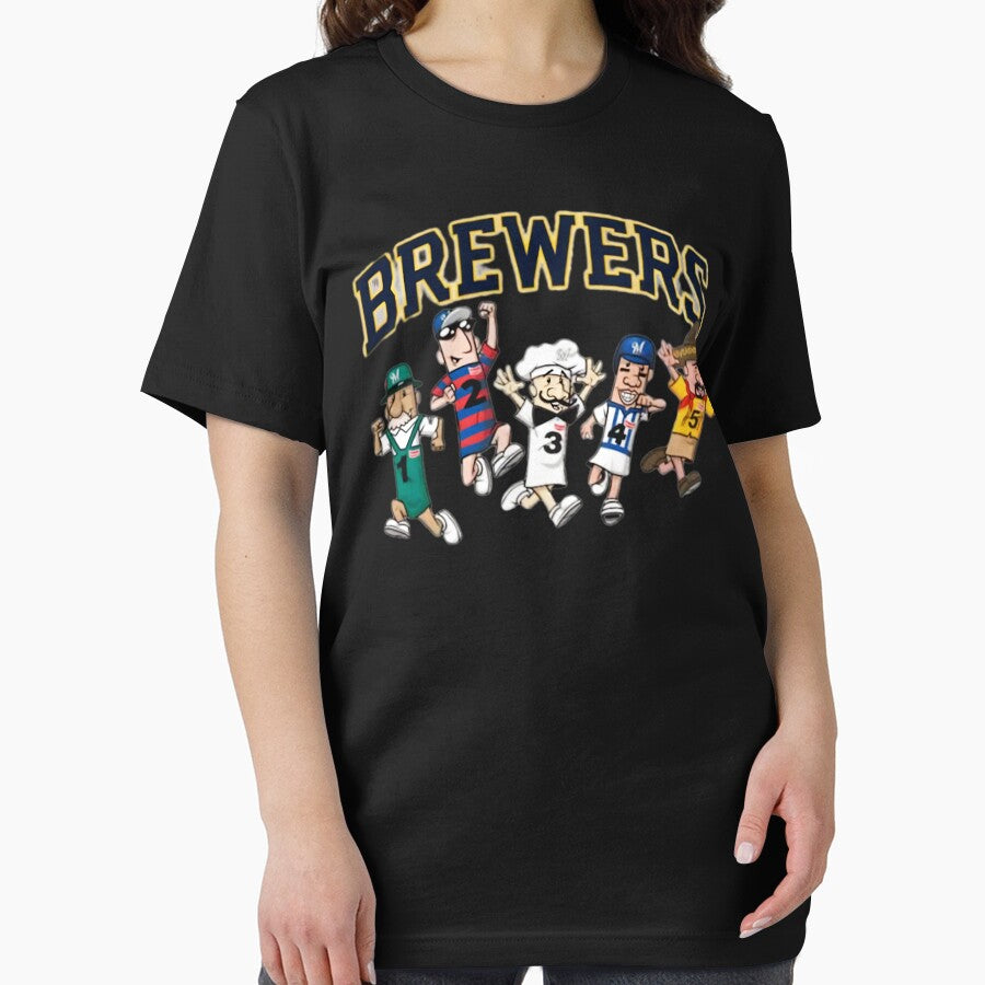 Brewers Sausage Mascot Race Cartoon Sports Parody T-Shirts, Hoodie, Sweatshirt