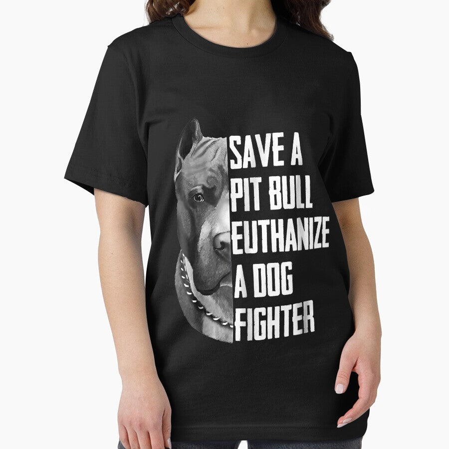 Save A Pitbull Euthanize A Dog Fighter T Shirt for Women Men by doria7fjly Hoodie, Sweatshirt | BlankRebels.com (Image 2)
