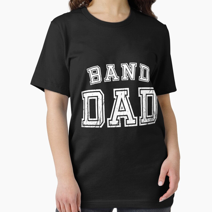 Band Dad High School Marching Band Cute Funny Father T-Shirt Distressed Vintage Style by arcadetoystore Hoodie,... (Image 2)