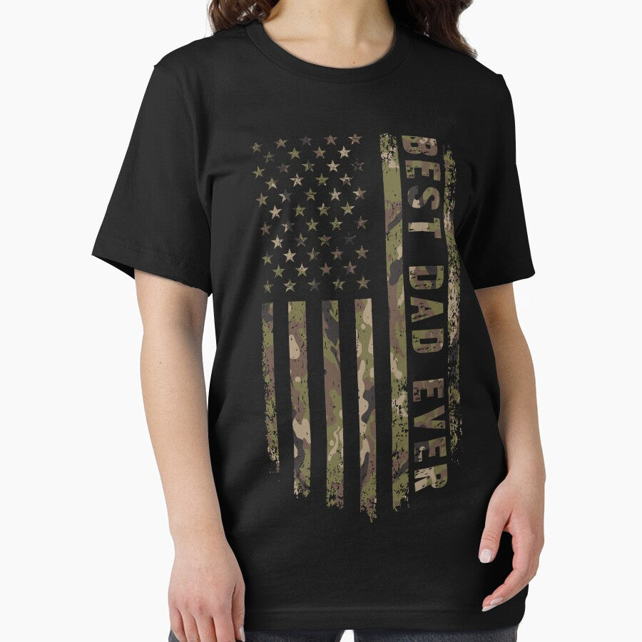 Best Dad Ever: Military by blackdogbuckeye T-Shirts, Hoodie, Sweatshirt | BlankRebels.com (Image 2)