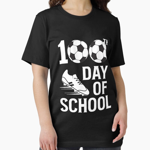 100th Day of School Long Sleeve Happy 100 Soccer Teacher by DosuIsora