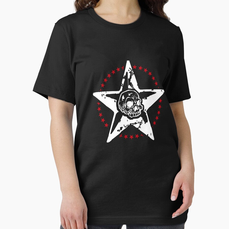 Abstract Modern Gothic Skull Star by Christopher Taylor T-Shirts, Hoodie, Sweatshirt | BlankRebels.com (Image 2)