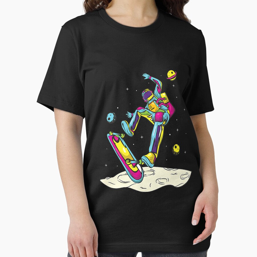 Astronaut Skateboarding - Astronaut Skateboard Skateboarder by shannange T-Shirts, Hoodie, Sweatshirt (Image 2)