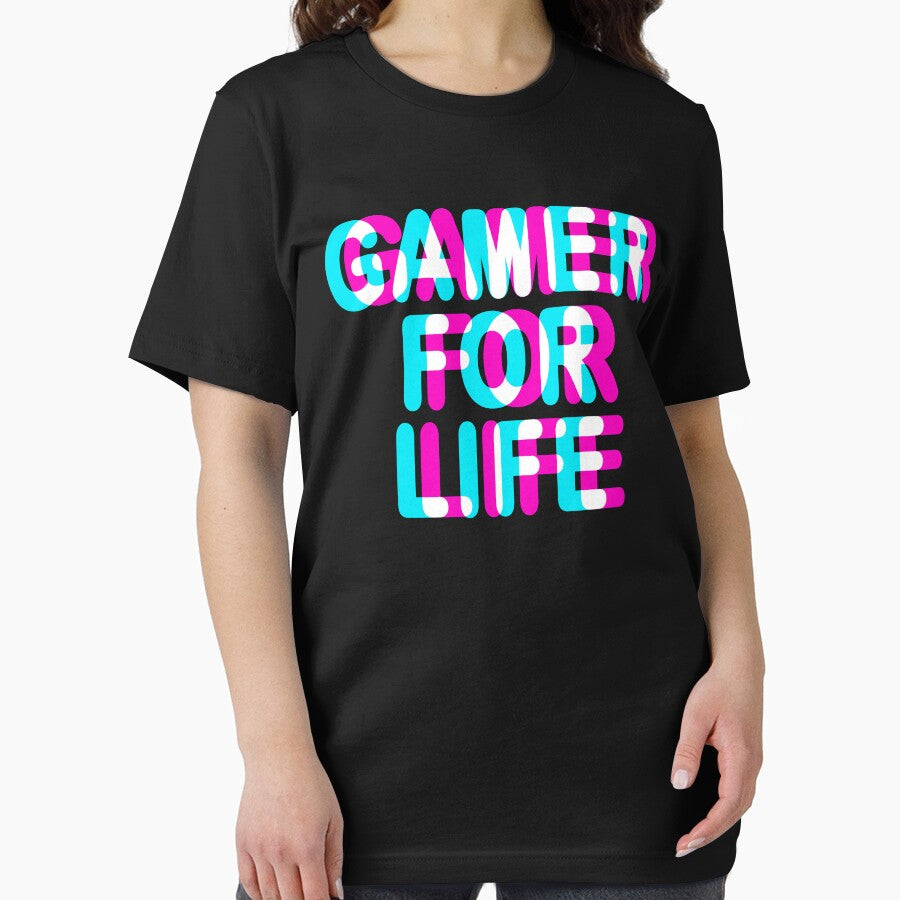 GAMING - 3D TRIPPY GAMER FOR LIFE by ShirtWreck T-Shirts, Hoodie, Sweatshirt | BlankRebels.com (Image 2)