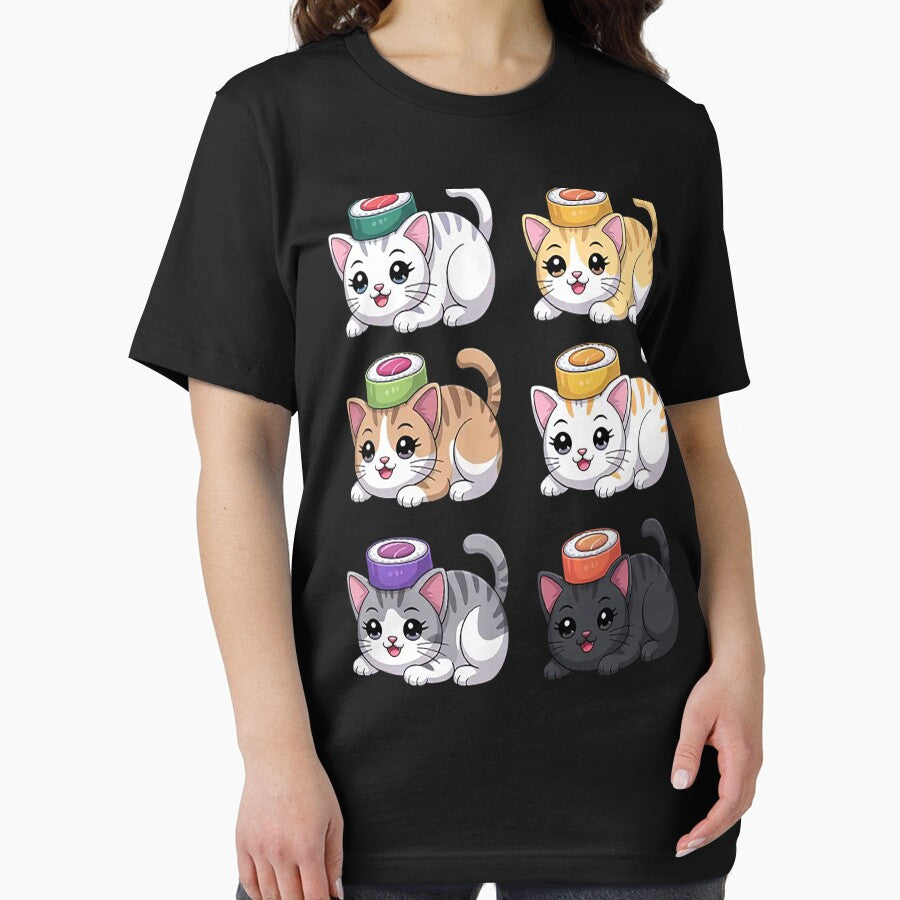 Sushi Cats Sushi Lover Cat Lover Kawaii Anime Neko by SignaturalGen T-Shirts, Hoodie, Sweatshirt | BlankRebels.com (Image 2)