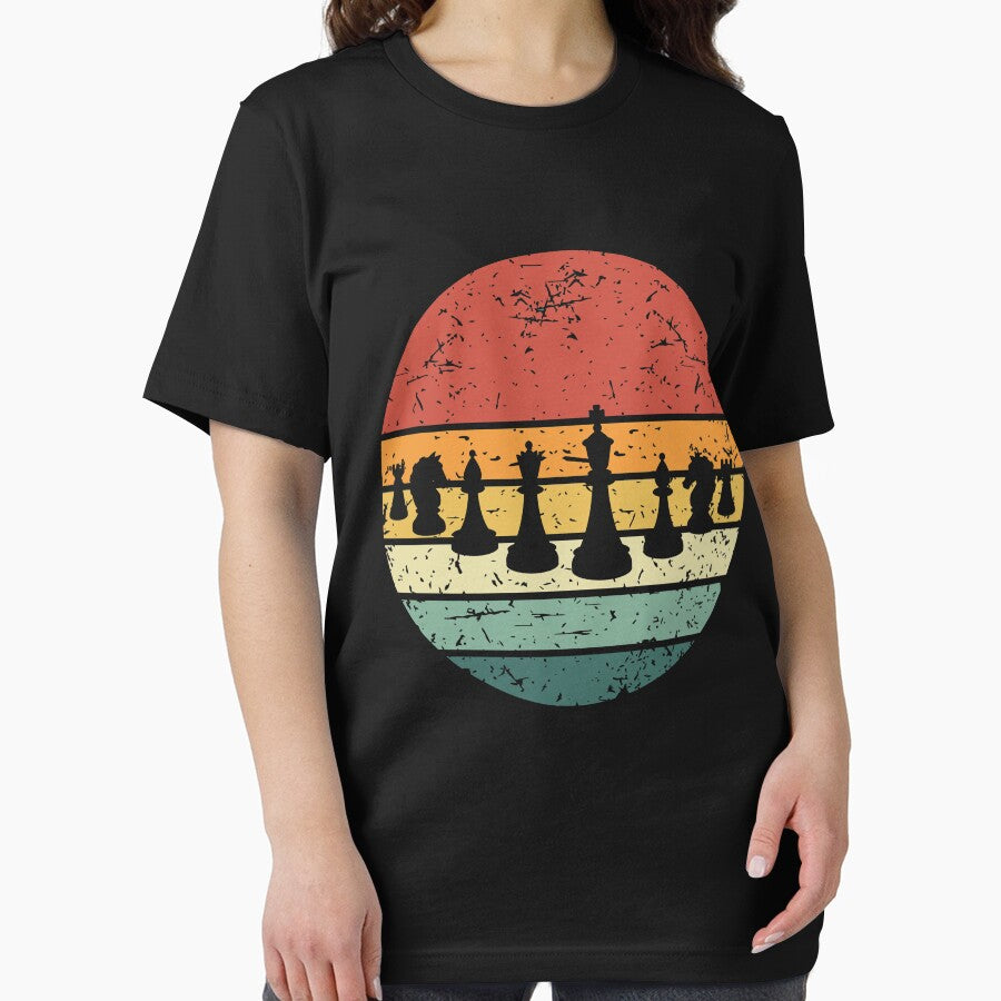 Retro Vintage Sunset Funny Chess lover gift by xtocky T-Shirts, Hoodie, Sweatshirt | BlankRebels.com (Image 2)