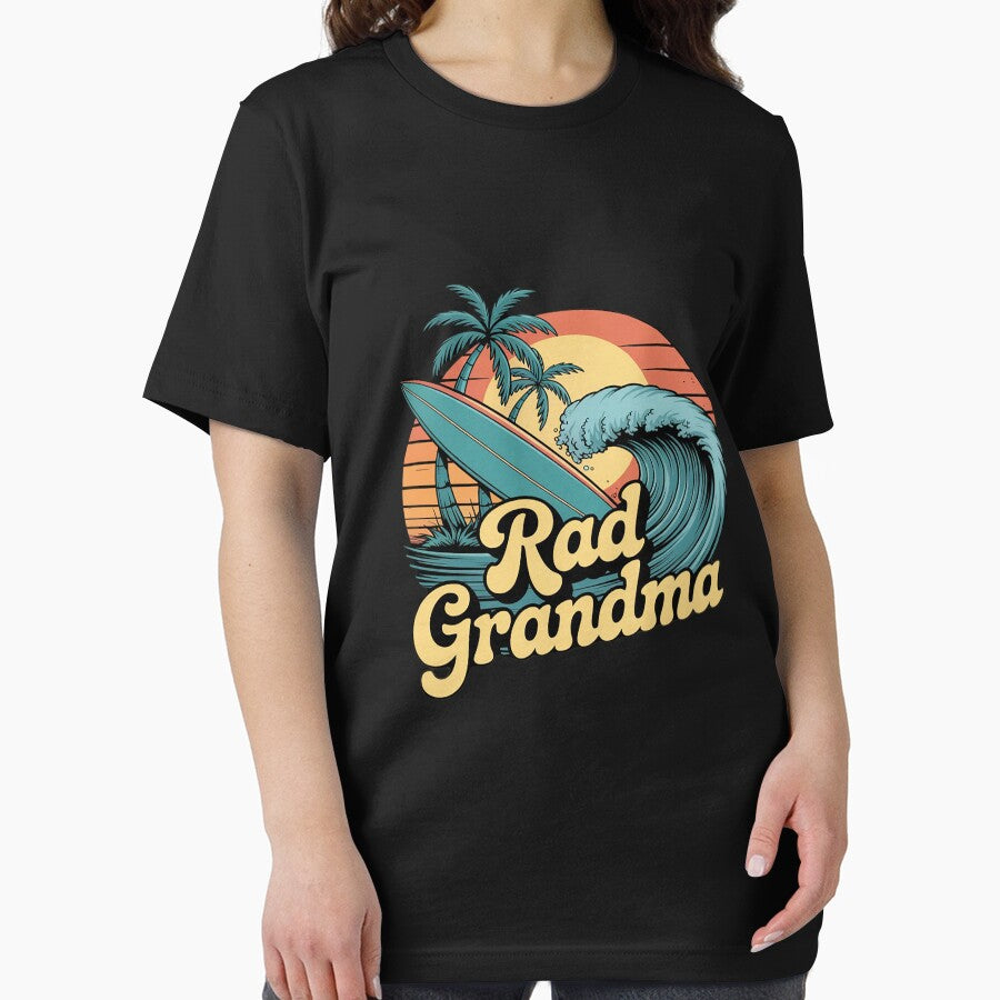 Rad Grandma The Big One 1st Birthday Surf Family Matching by Idarmotar T-Shirts, Hoodie, Sweatshirt (Image 2)