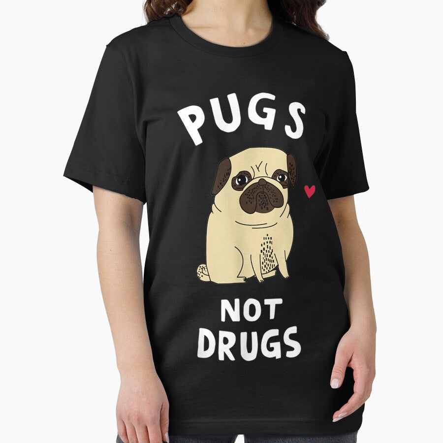 Pugs Not Drugs Funny Present For Dog Lover by maginnbealric