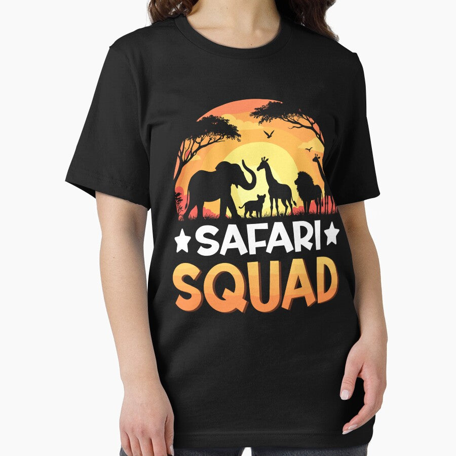 Safari Squad Animals Sunset Zoo Wildlife by MintedFresh T-Shirts, Hoodie, Sweatshirt | BlankRebels.com (Image 2)
