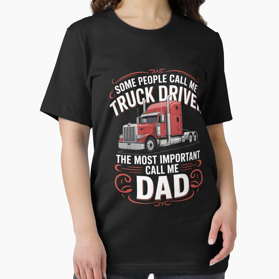 Truck Driver Dad by MeowtivationP T-Shirts, Hoodie, Sweatshirt | BlankRebels.com (Image 2)