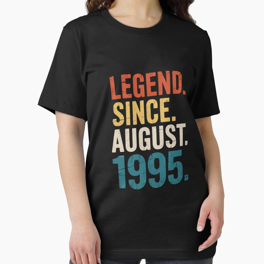 Legend Since August 1995 30th Birthday 30 Year Old by KonstanKoraner T-Shirts, Hoodie, Sweatshirt | BlankRebels.com (Image 2)