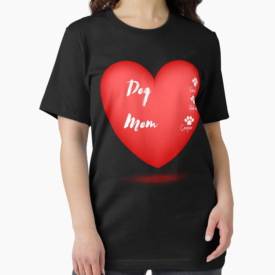 Dog Mom Gift For Dog Lover With Names by SPOPOO ★ ★ ★ ★ ★ T-Shirts, Hoodie, Sweatshirt | BlankRebels.com (Image 2)