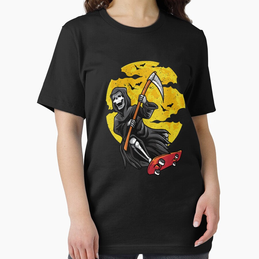 Ghost Skater - Grim Reaper Skateboarding by woormle T-Shirts, Hoodie, Sweatshirt | BlankRebels.com (Image 2)