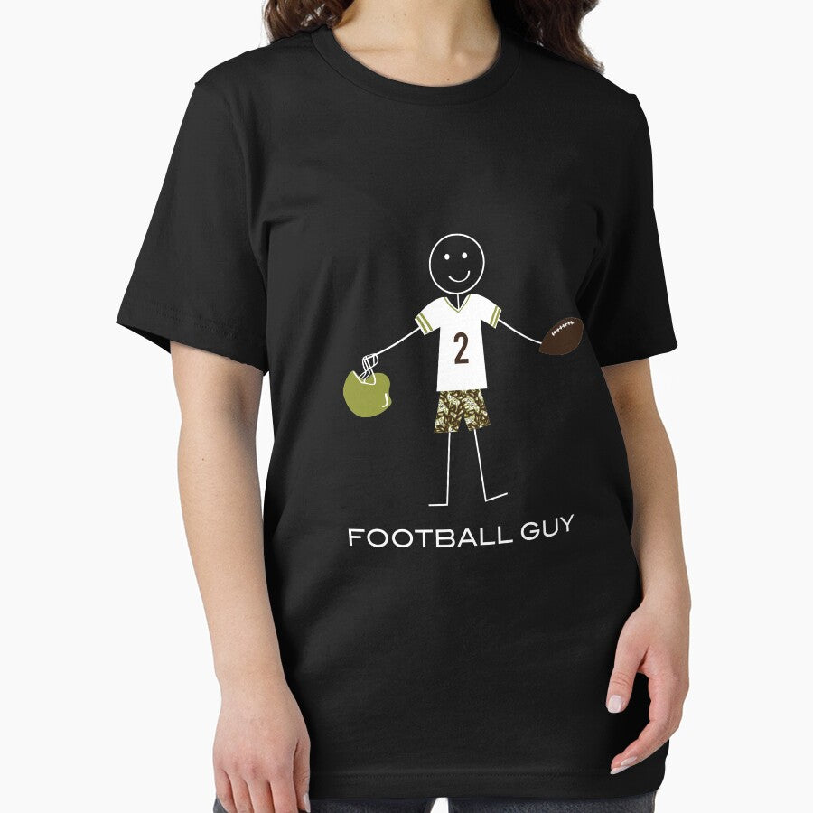 Funny Football Guy Illustrated Football Player by whyitsme T-Shirts, Hoodie, Sweatshirt | BlankRebels.com (Image 2)
