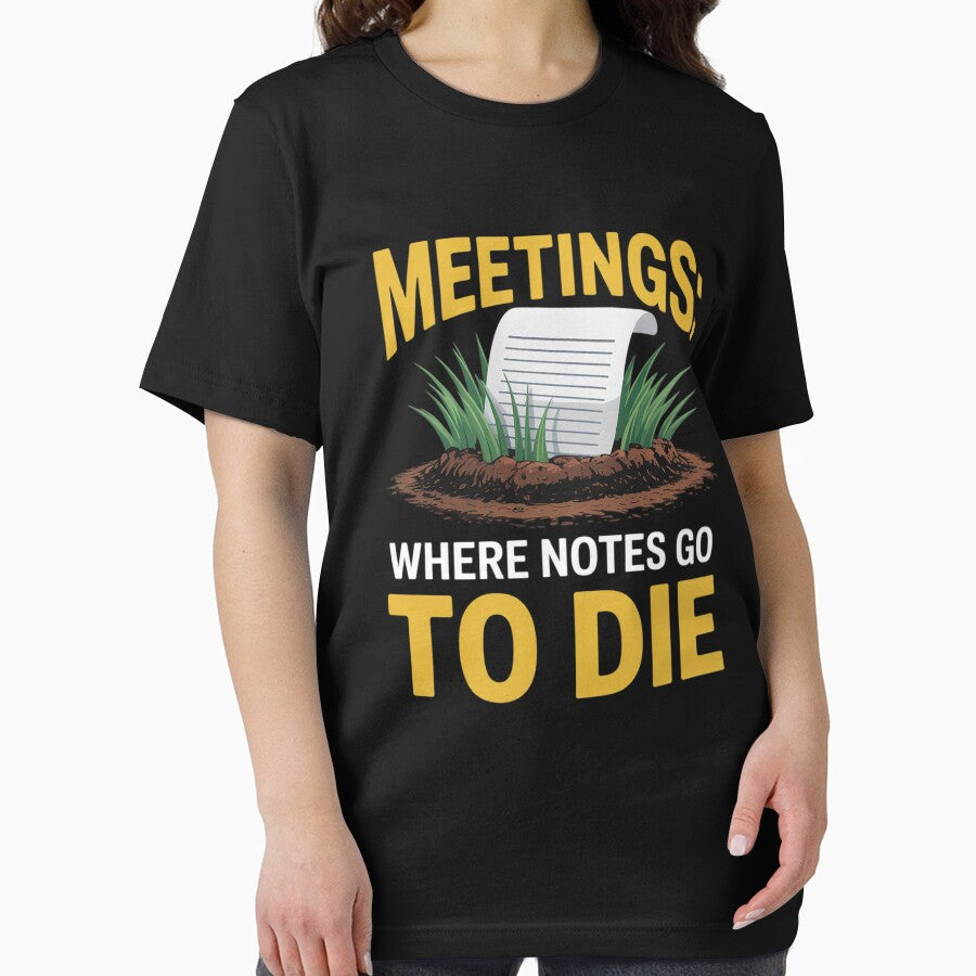 Sarcastic Coffee Lovers Office, Life Humor Meetings Notes by genkihikki T-Shirts, Hoodie, Sweatshirt (Image 2)