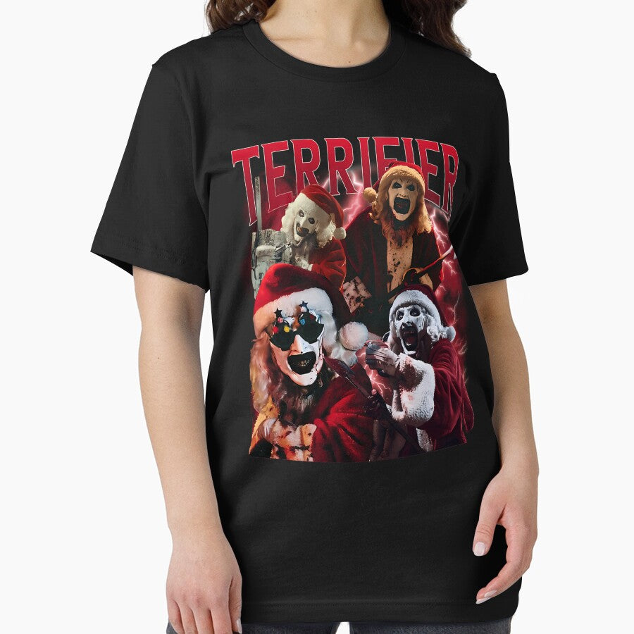 Art The Clowns Terrifiers Christmas by Comentalaluza T-Shirts, Hoodie, Sweatshirt | BlankRebels.com (Image 2)
