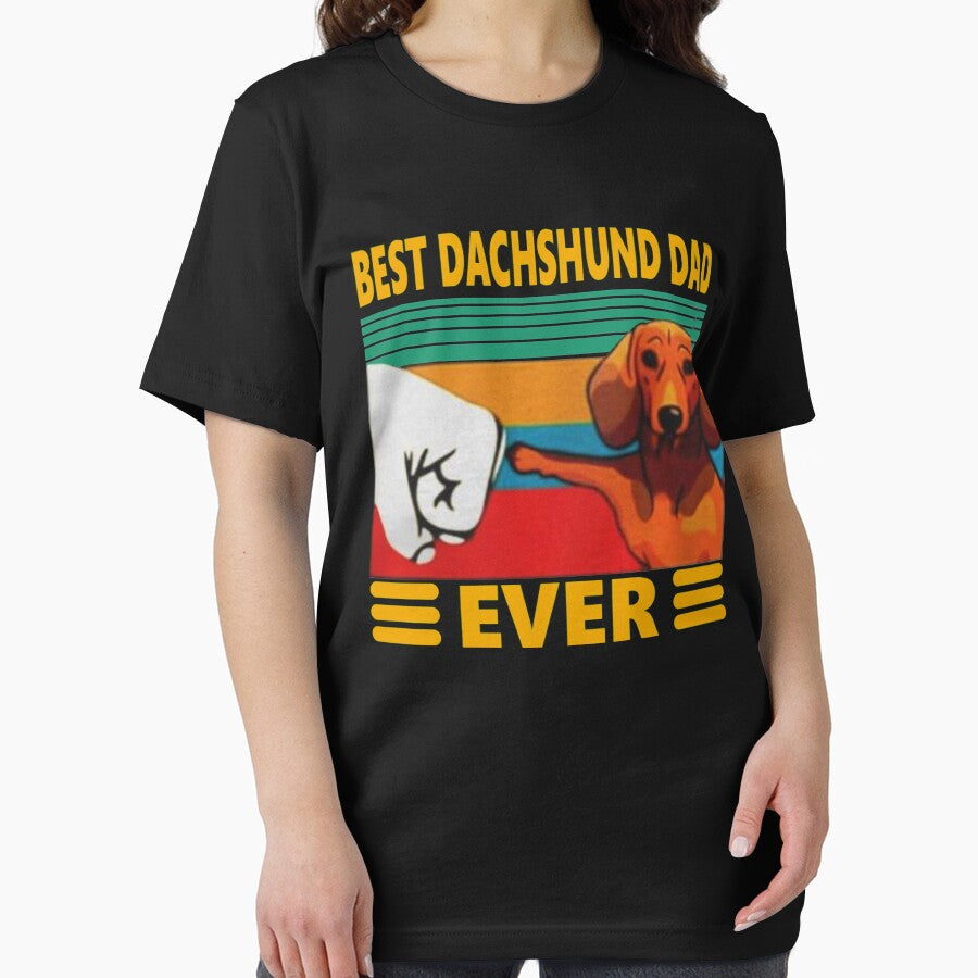 Best Dachshund Dad ever vintage shirt by RithaMatch