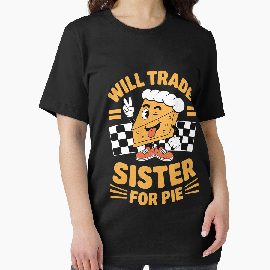 Thanksgiving Will Trade Sister For Pie Fall by Libbysharts T-Shirts, Hoodie, Sweatshirt | BlankRebels.com (Image 2)