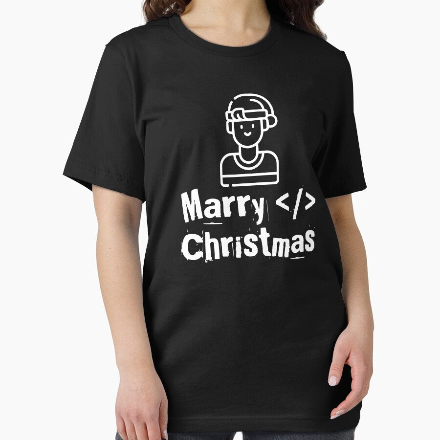 Merry </> Christmas (white) by Stornu2Ruedas T-Shirts, Hoodie, Sweatshirt | BlankRebels.com (Image 2)