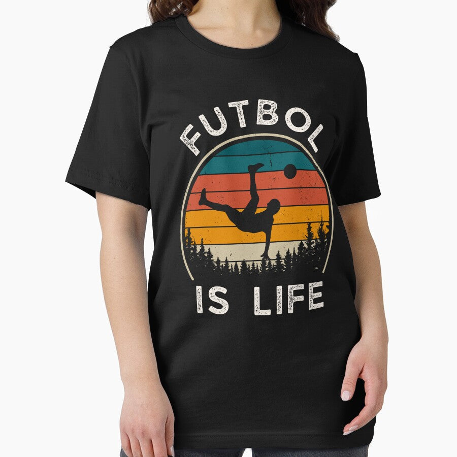 Futbol is life Retro vintage for soccer lovers Costume Family T Shirt by MikiMejia