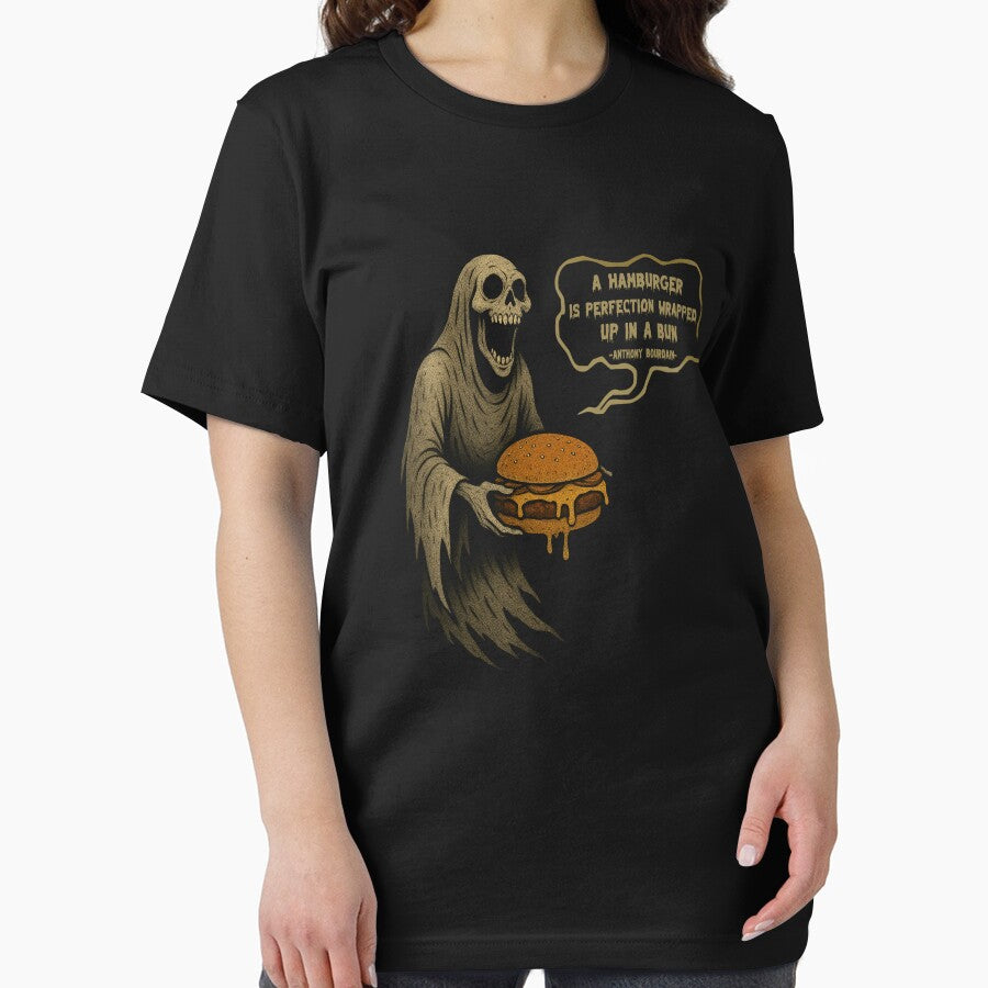 Ghost Hamburger Is Perfection Wrapped Up Bun T-Shirts, Hoodie, Sweatshirt