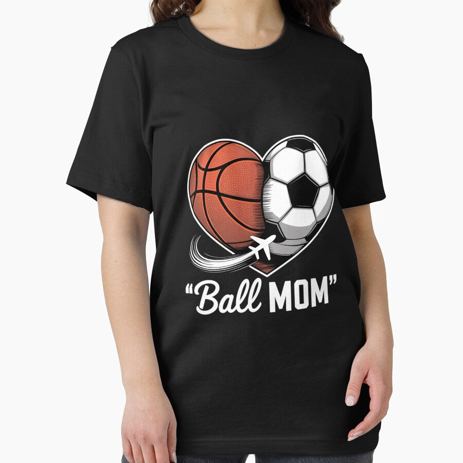 Ball Mom Basketball Soccer Mom by KonstanKoraner