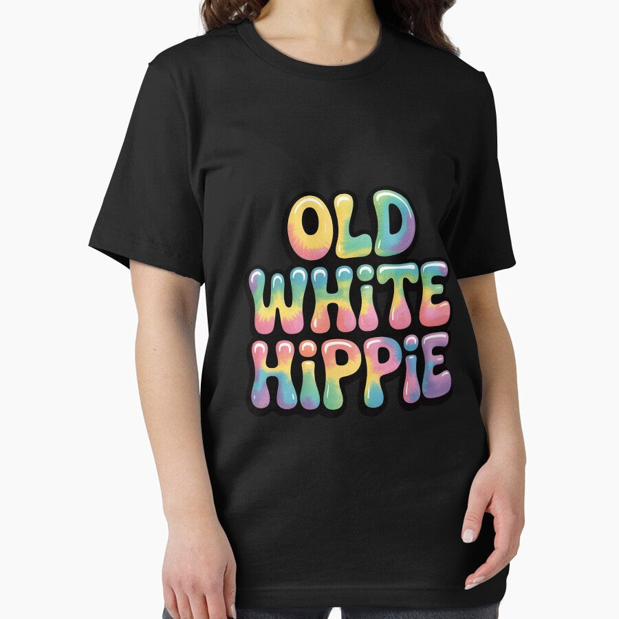 Old White Hippie Funny Design by trinfhri T-Shirts, Hoodie, Sweatshirt | BlankRebels.com (Image 2)