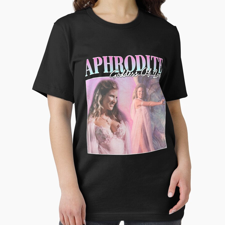 Aphrodite Goddess Of Love Retro by CharXena T-Shirts, Hoodie, Sweatshirt | BlankRebels.com (Image 2)