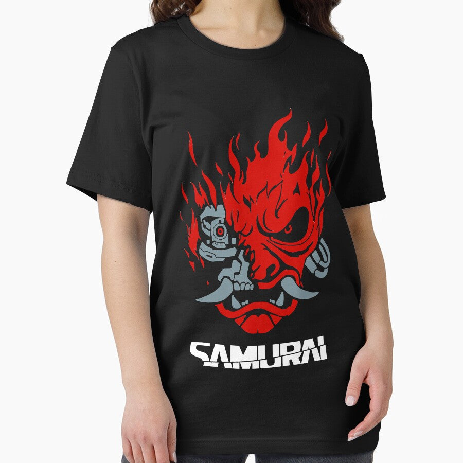 Vintage Samurai Retro Japanese Gaming 2077 Art Game Style by corymilinda T-Shirts, Hoodie, Sweatshirt (Image 2)