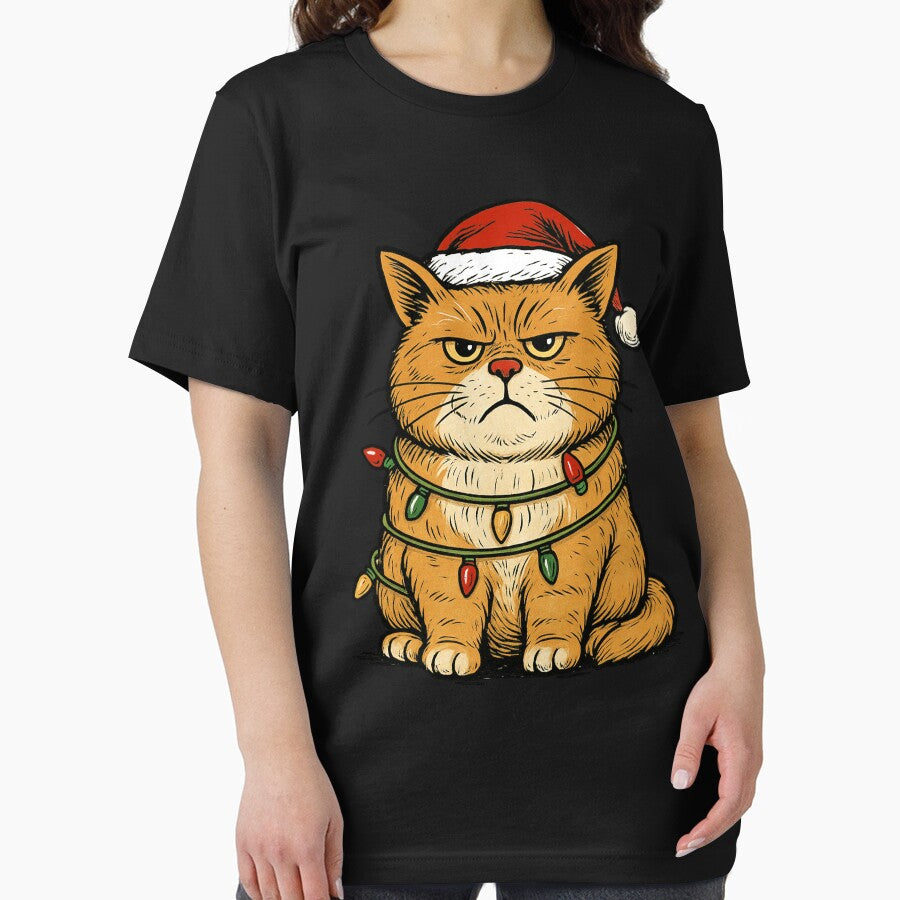 funny christmas cat by Kladhadredo T-Shirts, Hoodie, Sweatshirt | BlankRebels.com (Image 2)