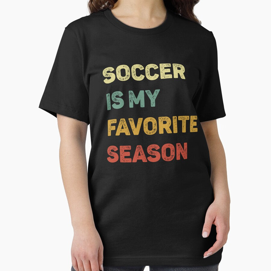 Soccer Is My Favorite Season Retro by WhistleCloset