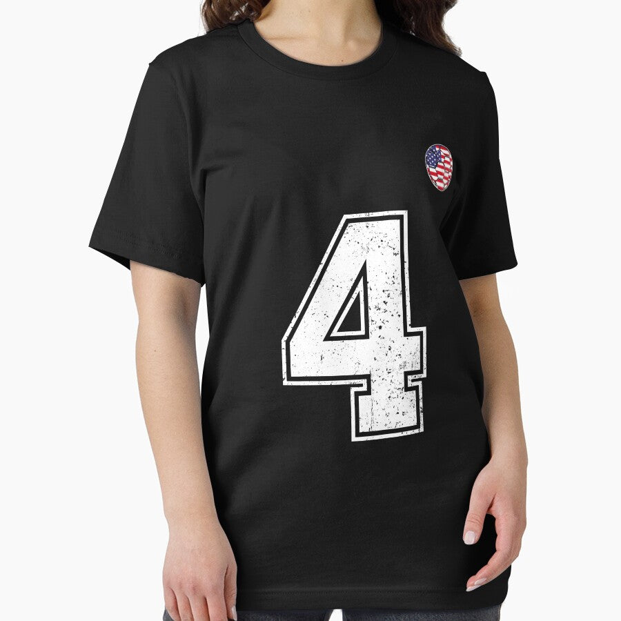 Soccer player Jersey number 4 Usa Fans by RoyesButler