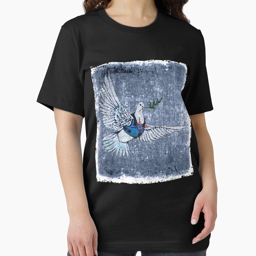Banksy Armored Dove Peace Palestine by LINDSAKALETRIS T-Shirts, Hoodie, Sweatshirt | BlankRebels.com (Image 2)