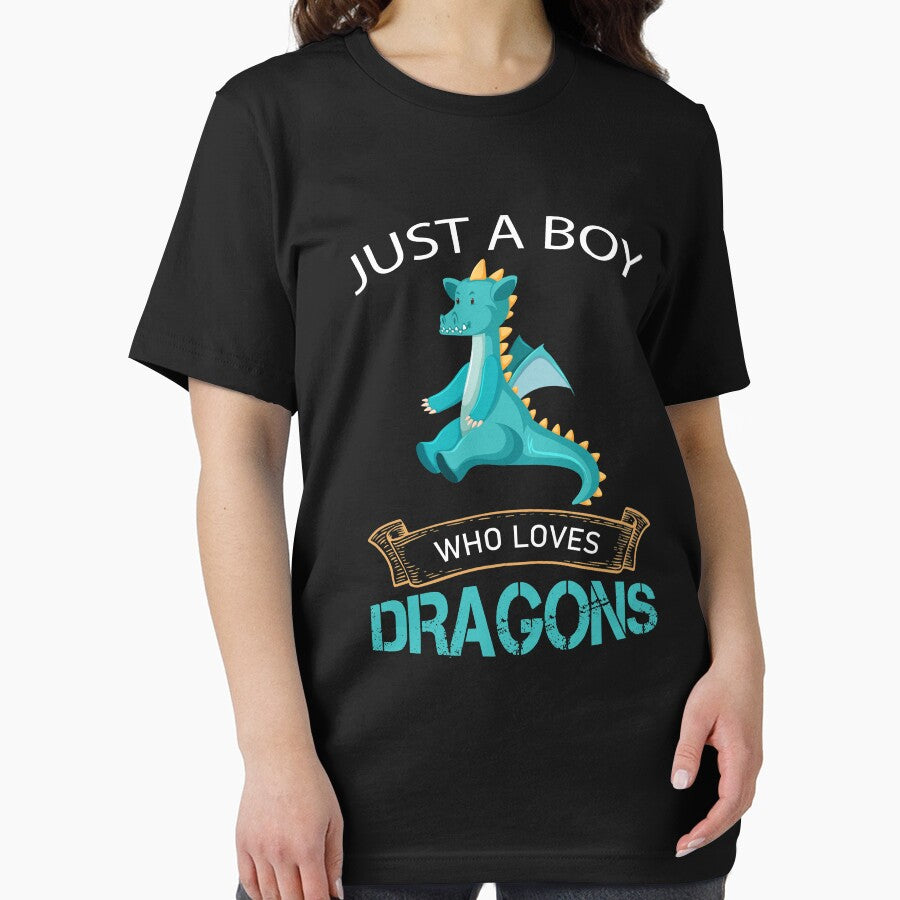 Just a Boy Who Loves Dragons by Alpha555 T-Shirts, Hoodie, Sweatshirt | BlankRebels.com (Image 2)