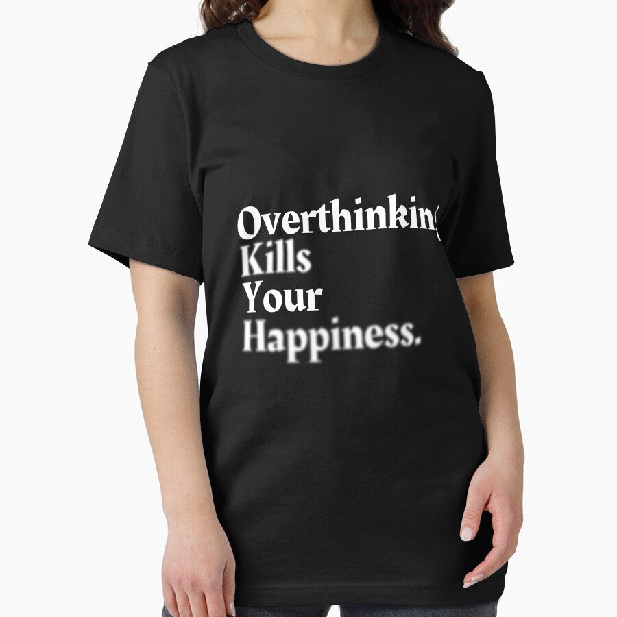 Overthinking Kills Your Happiness, Motivation Serious Quote Collection With Blur Effect by NasMansouri... (Image 2)