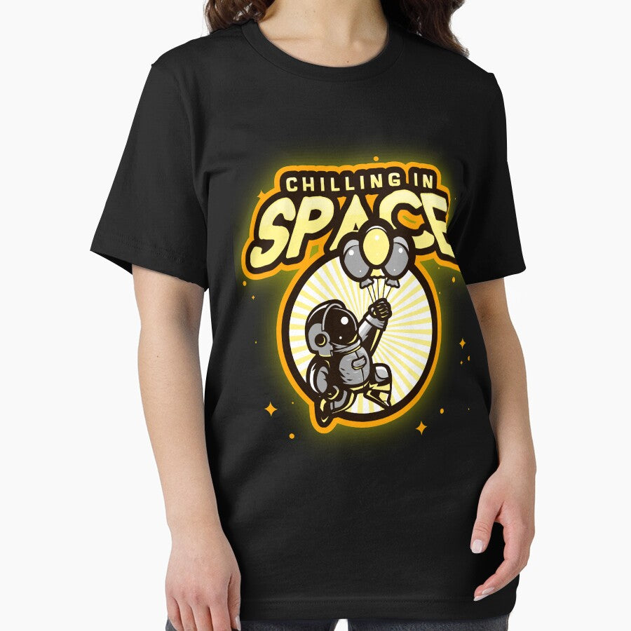 Chilling In Space- Astronaut by joabaj T-Shirts, Hoodie, Sweatshirt | BlankRebels.com (Image 2)