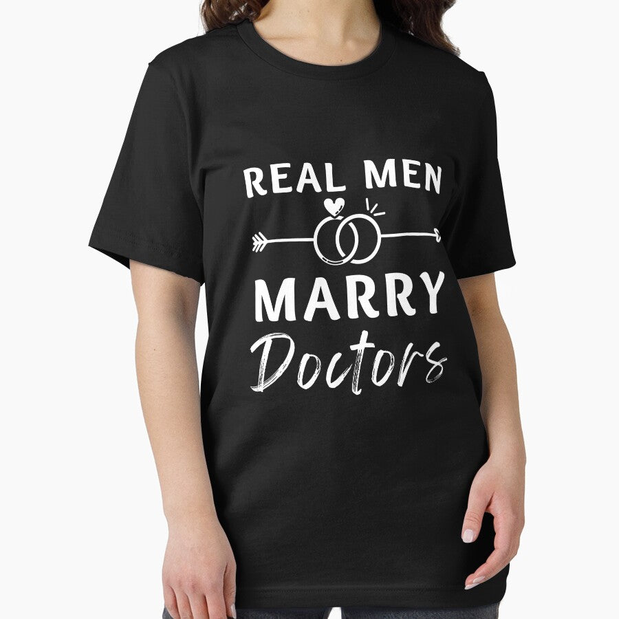 Real Men Marry Doctors by 24FAHSION T-Shirts, Hoodie, Sweatshirt | BlankRebels.com (Image 2)