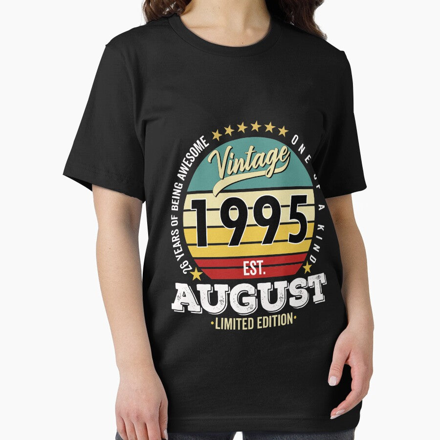 26 Years Of Being Awesome - One Of A Kind Limited Edition - 1995 Vintage 26s Retro, Classic, Cool, August... (Image 2)