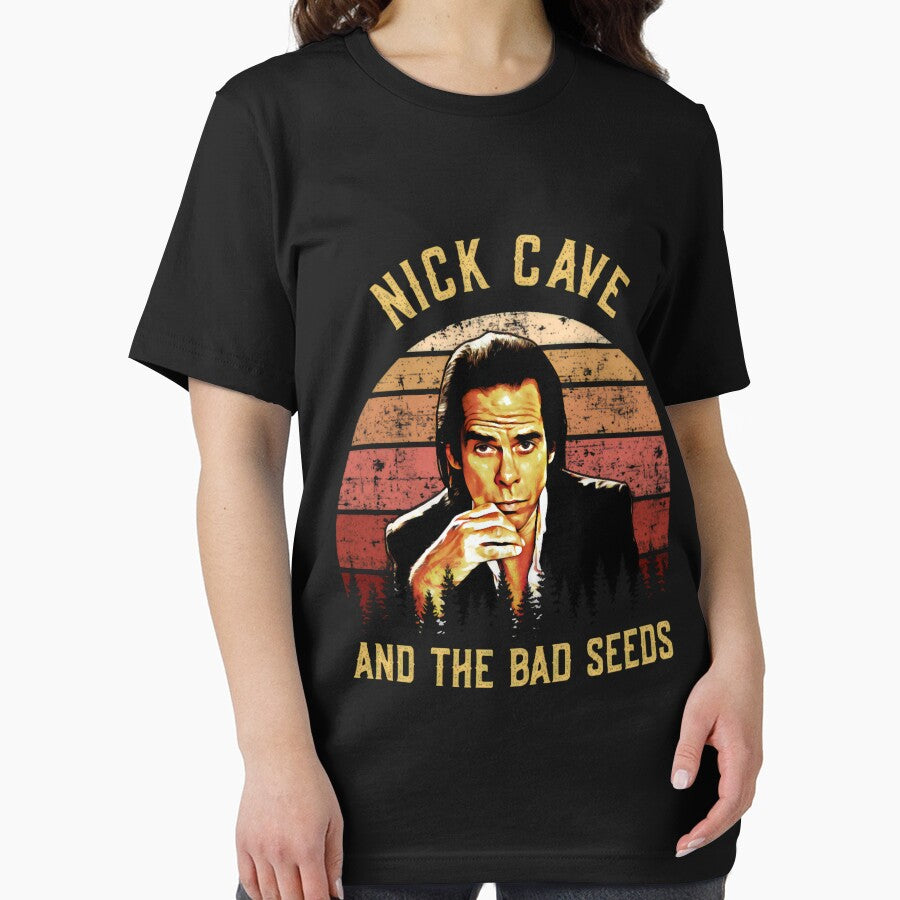 Nick Cave And The Bad Seeds Classic Vintage Rock Band Classic T-Shirt by adelepaqi Hoodie, Sweatshirt (Image 2)