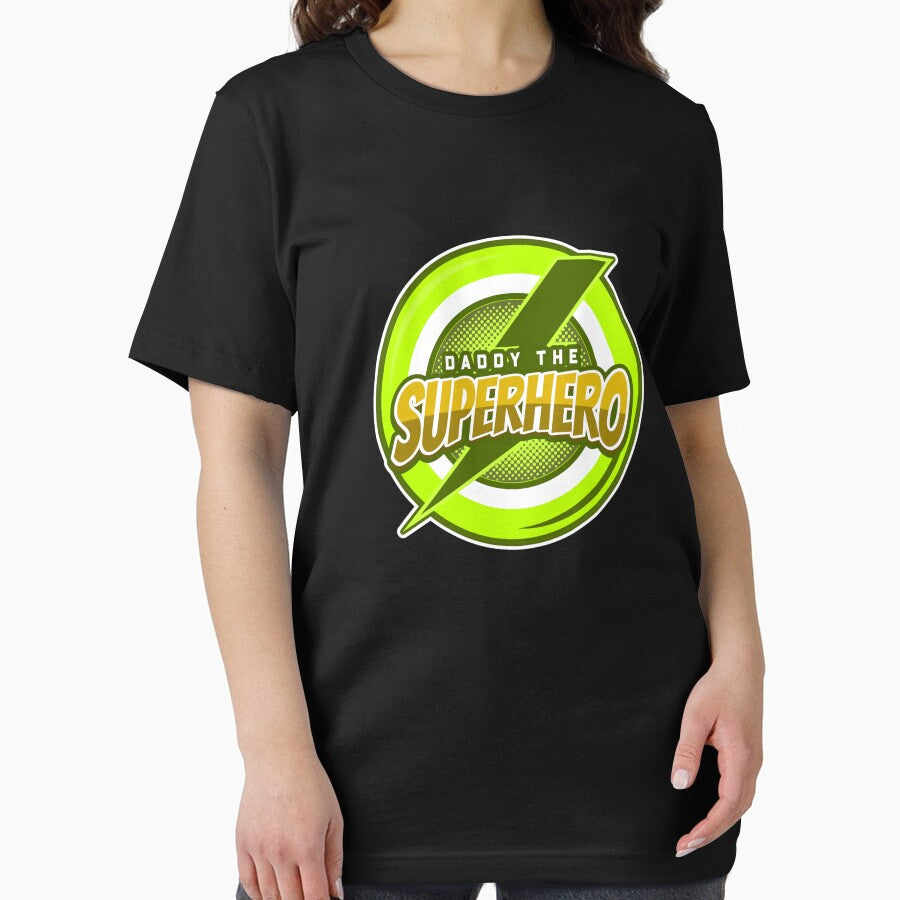 Daddy The Superhero funny fathers day gift papa by KiriBrero