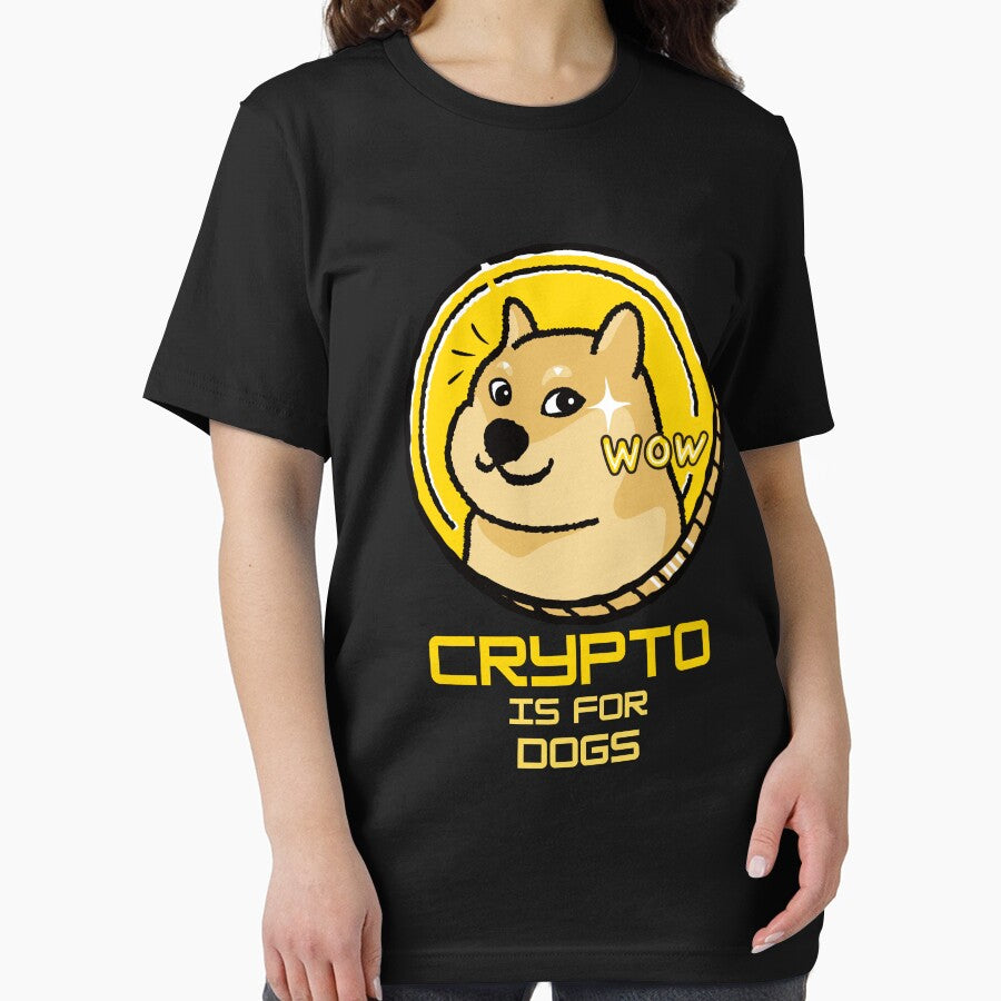 Crypto is for Dogs Meme by FOSLIGHT T-Shirts, Hoodie, Sweatshirt | BlankRebels.com (Image 2)