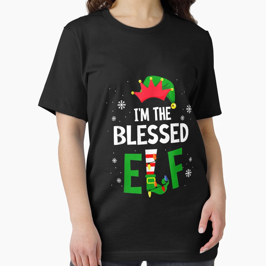 I'm The Blessed Elf Matching Family Group Christmas by virnmjan T-Shirts, Hoodie, Sweatshirt | BlankRebels.com (Image 2)