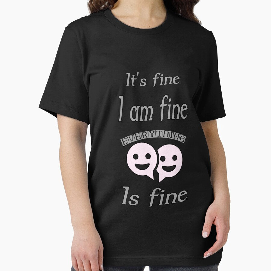 Its fine i am fine everything is fine by adnane4off T-Shirts, Hoodie, Sweatshirt | BlankRebels.com (Image 2)