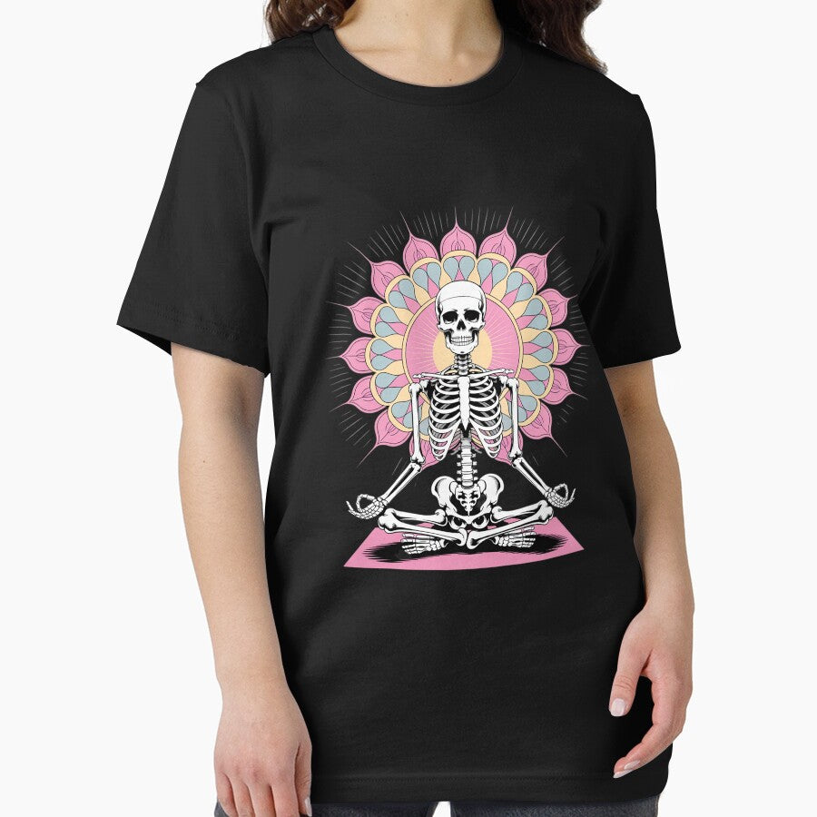Skeleton Yoga Lotus with Mandala by SnackPAC T-Shirts, Hoodie, Sweatshirt | BlankRebels.com (Image 2)